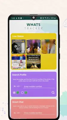 Whats Tracker android App screenshot 4